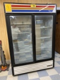 TRUE GDM-49F 2-DOOR FREEZER MERCHANDISER, 1.5HP, 1PH, S/N: 5096753