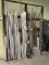 LOT OF ALUMINUM & STEEL STOCK & RACK