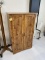 2-DOOR WOOD STORAGE CABINET, 1-SHELF