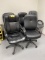 (5) HIGH BACK OFFICE CHAIRS