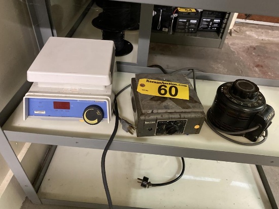 VARIABLE SPEED CONTROL, BARNSTEAD HP72625 HOT PLATE,  THERMO ELEC. 1900 HOT PLATE