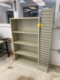 HON 5' X 3' BOOKCASE & PAPER FILE