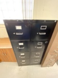 (2) HON 4-DRAWER LETTER SIZE FILE CABINET