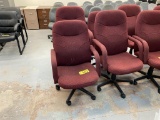 (4) GLOBAL MID-BACK TILTING OFFICE CHAIRS