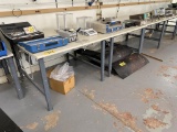 (3) 4 X 4' WORK TABLES, POWERED, EXHAUST