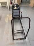 LOT OF (5) FOLDING CHAIRS & CHAIR CART