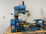 SMITHY CB-1220XL, MACHINE VISE, TOOL POST, 4-JAW CLUTCH, STEADY REST, TAIL STOCK, TOOLING, MANUAL