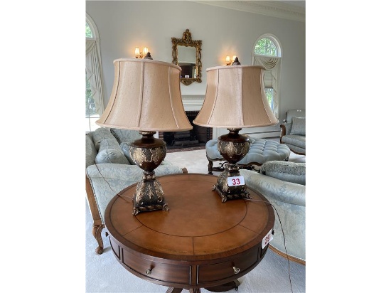 (2) TABLE LAMPS, 30.5"H