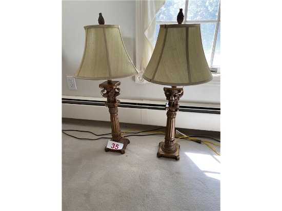(2) TABLE LAMPS, 32"H