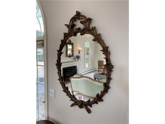 32"W X 44"H GUILDED FRAME MIRROR