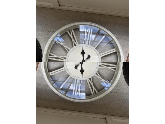 WESTMINSTER CLOCK CO. LONDON WALL CLOCK, 20", BATTERY OPERATED