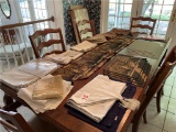 ASSORTED TABLE LINENS, TABLE RUNNERS, PLACE MATS, NAPKINS