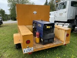 TRAILER MOUNTED HOBART CHAMPION 16 WELDER/GENERATOR, 2,274 HOURS, S/N: 9SW14318