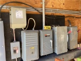 LOT OF MILL ELECTRICS: 3 KVA TRANSFORMER, QO LOAD CENTER, MOTOR STARTER, SAFETY SWITCHES