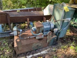 HYDRAULIC POWER PACK & (2) 14' BELT TROUGH CONVEYORS, 5HP, 3PH