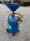 *BLUE 30-GALLON SELF-EVACUATING OIL DRAIN