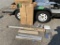 ASSORTED BUILDING MATERIALS, DOOR SILL, WAINSCOAT, POCKET DOOR TRACK, SMOKE DETECTORS