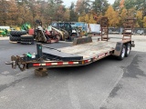 2001 CONTRAIL BY TOWMASTER C-10 T/A 16' EQUIPMENT TRAILER, S/N: 4KNUC16261L163072