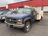 *1998 CHEVROLET CHEYENNE DIESEL 3500 SERVICE TRUCK, 117,467 MILES, S/N: 1GBJK34F1WF024123, 4WD, AUTO