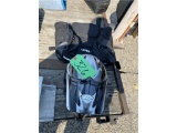 LOT: SNOWMOBILE GEAR BAG & THH XL MOTORCROSS HELMET