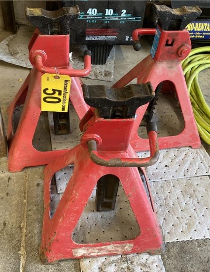 LOT OF (3) JACK STANDS