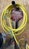 LOT: (2) AIR WHIP HOSES & NEW 50' GARDEN HOSE