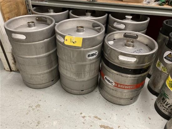 (18) KEGS, 17-15.5 GALLON, 1-13.2-GALLON