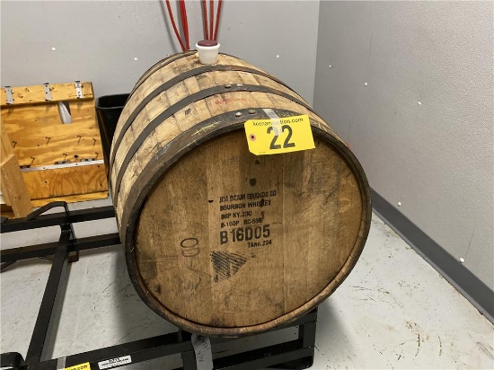 JIM BEAM BOURBON WHISKEY BARREL