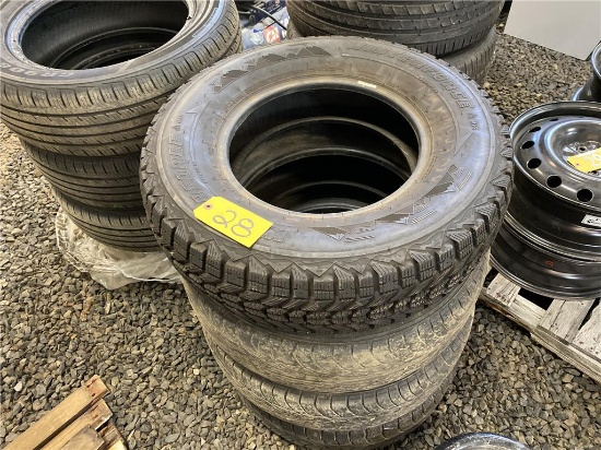 (4) WINTERFORCE P225/75R15 TIRES