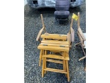 (3) FOLDING DECK/DIRECTOR CHAIRS