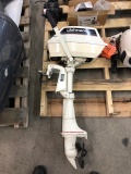 JOHNSON MODEL: J4BRHCDE 4HP OUTBOARD, SN: B0106015