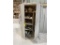 2-DOOR WOOD STORAGE CABINET AND CONTENTS. 4-PHOTOS