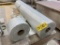 ASSORTED ROLLS OF FIBERGLASS & BLUE POLY. 7-PHOTOS