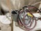 PAINT POT & HOSE W/ SPARE POT. 2-PHOTOS