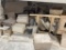 CONTENTS UNDER MEZZANINE, LUMBER, WINDOWS, MISC. MATERIAL. 9-PHOTOS