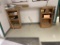 (2) BUILTIN CHERRY SHELF/BOOKCASES. SELLING BY THE PIECE