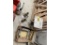 LOT: TABLE BASE, SEAT HARDWARE, 2-PEDESTALS