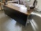 SINGLE PEDESTAL METAL DESK W/ LEFT HAND RETURN