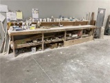 16’W X 30”D X 36”H WOOD WORK BENCH
