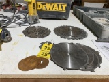 LOT OF (11) ASSORTED CIRCULAR BLADES