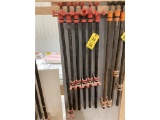 (6) BESSEY 32” PIPE CLAMPS SELLING BY THE PIECE