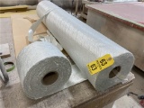 ASSORTED ROLLS OF FIBERGLASS & BLUE POLY. 7-PHOTOS