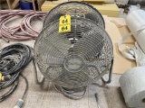 (2) AIR KING FLOOR FANS. SELLING BY THE PIECE