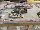 ASSORTED TOOL LOT: LEVELS, DEWALT DRILLS, CHARGERS. 3-PHOTOS