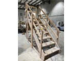 (5) SETS OF PRODUCTION STAIRS. SELLING BY THE PIECE. 3-PHOTOS