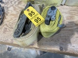 (2) RATCHET STRAPS. SELLING BY THE PIECE