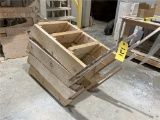 (4) 3’ WOODEN STEPS. SELLING BY THE PIECE