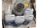 DURAHEAT DH1051 KEROSENE HEATER & (5) 2.5-GAL. KEROSENE