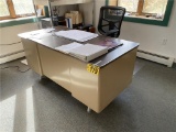 DOUBLE PEDESTAL METAL DESK