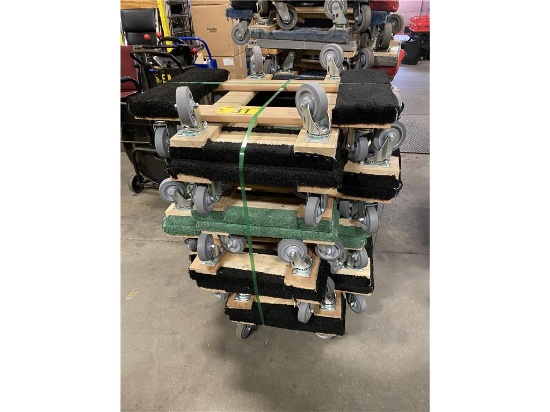 (15) 4-WHEEL DOLLIES SELLING BY THE PIECE